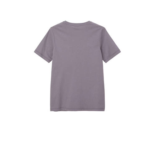 S.Oliver T-shirt met printopdruk grijs Jongens Katoen Ronde hals Printopdruk 140