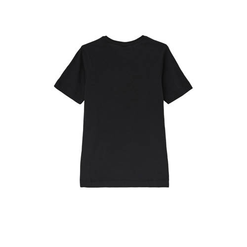 S.Oliver T-shirt met printopdruk zwart Jongens Katoen Ronde hals Printopdruk 140