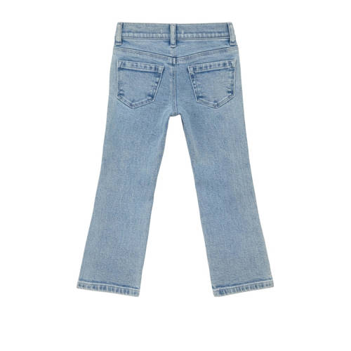 s.Oliver regular fit jeans light blue denim Blauw Meisjes Stretchdenim 92