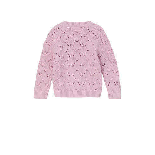 S.Oliver baby gebloemde trui roze Meisjes Katoen Ronde hals Bloemen 50 56