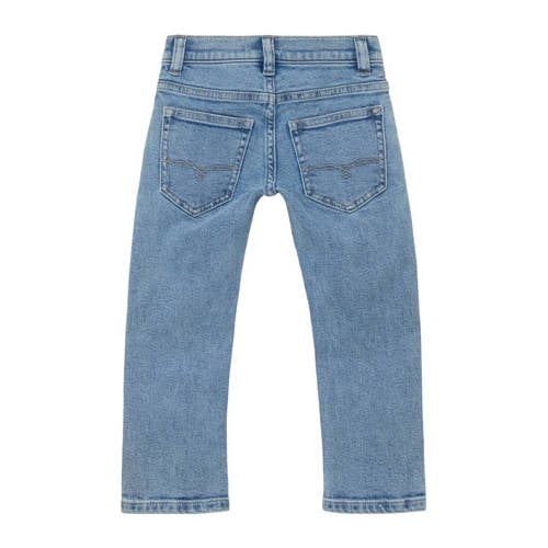 S.Oliver regular fit jeans light denim Blauw Jongens Stretchdenim Effen 104