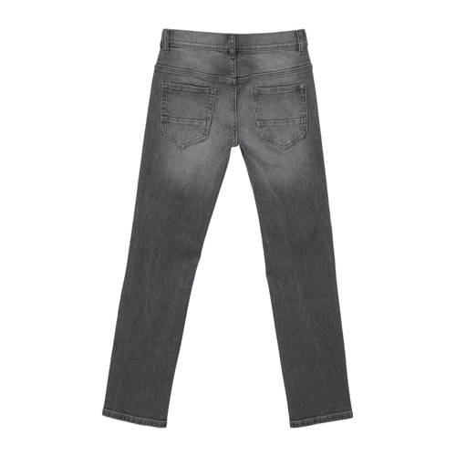 S.Oliver slim fit jeans grey denim Grijs Jongens Stretchdenim Effen 134