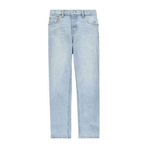 Levi's Kids 501 ORIGINAL regular fit jeans luxor last Blauw Jongens Stretchdenim