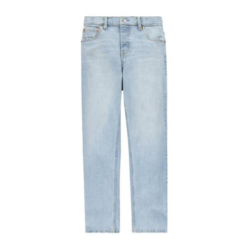 Levi's Kids 501 ORIGINAL regular fit jeans luxor last Blauw Jongens Stretchdenim