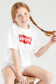 thumbnail: Levi's Kids T-shirt LIGHT BRIGHT MEET & GREET met logo wit/rood