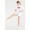 Levi's Kids T-shirt LIGHT BRIGHT MEET & GREET met logo wit/rood