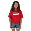 Levi's Kids T-shirt LIGHT BRIGHT MEET & GREET met logo rood/wit