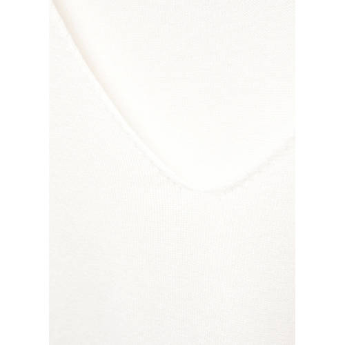 Mango Kids longsleeve wit Meisjes Katoen V-hals Effen 152(XXS)