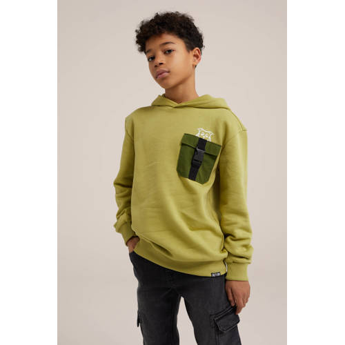 WE Fashion Blue Ridge hoodie groen Sweater 110 116