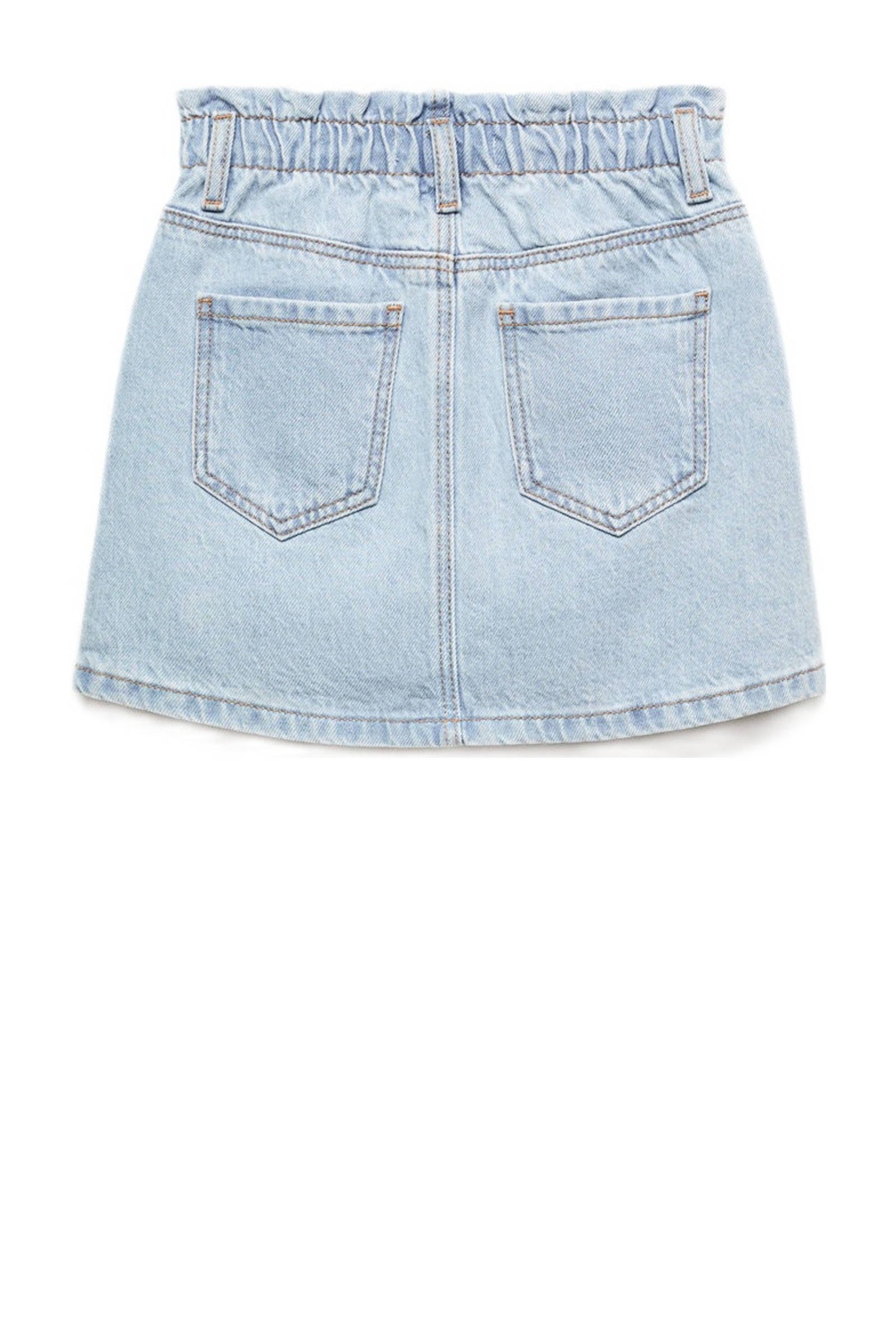 Mango Kids spijkerrok light blue denim kleertjes