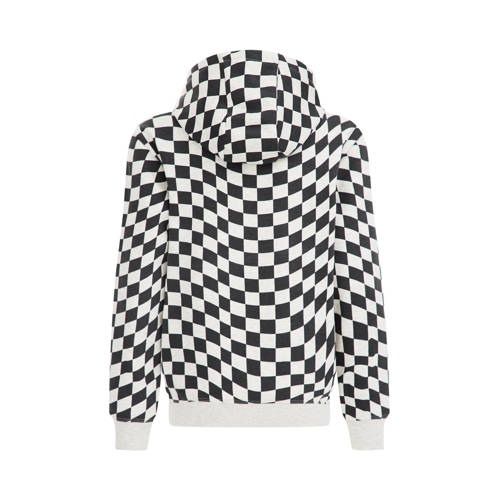 WE Fashion Salty Dog hoodie met grafische print zwart wit Sweater Grafisch 110 116