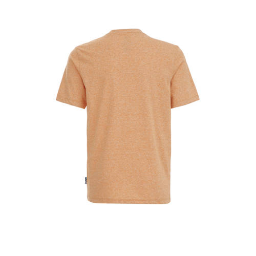 WE Fashion T-shirt met printopdruk oranje Jongens Katoen Ronde hals Printopdruk 98 104