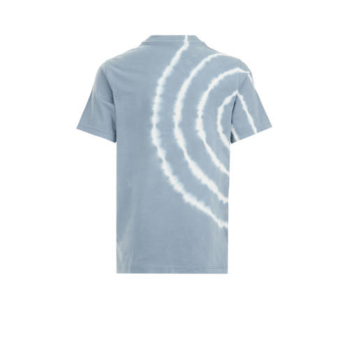 WE Fashion T-shirt met all over print blauw Jongens Katoen Ronde hals All over print 110 116