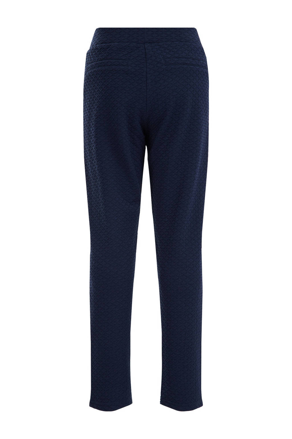 tapered fit broek donkerblauw