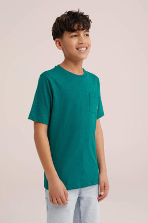 T-shirt donkergroen