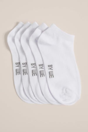 enkelsokken - set van 5 wit