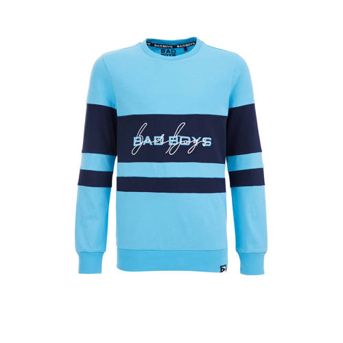 WE Fashion gestreepte sweater blauw Streep
