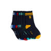 WE Fashion sokken - donkerblauw/multicolor (set van 7)