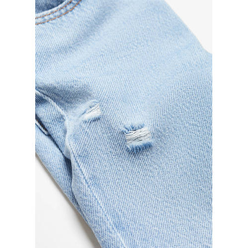 Mango Kids regular fit jeans changeant blauw Jongens Katoen Effen 98