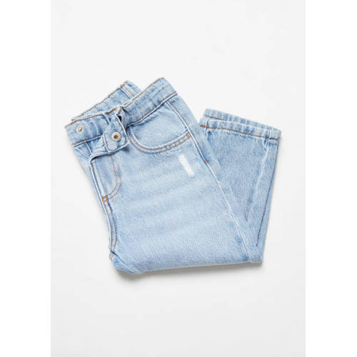 go Kids regular fit jeans changeant blauw Katoen Effen 104