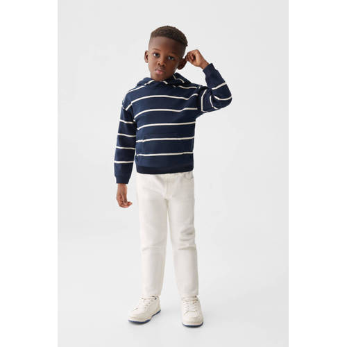 Mango Kids regular fit jeans wit Jongens Katoen Effen 80