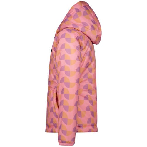Raizzed zomerjas Inaya met all over print roze paars oranje Meisjes Nylon Capuchon 116