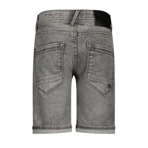 Raizzed denim short Oregon light grey stone Korte broek Grijs Jongens Stretchdenim 128