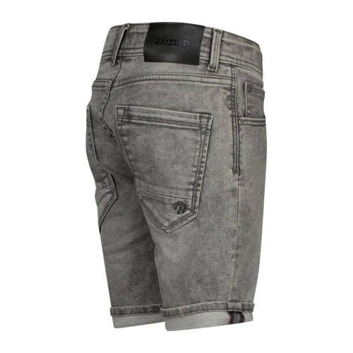 Raizzed denim short Oregon light grey stone Korte broek Grijs Jongens Stretchdenim 128