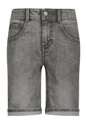 thumbnail: Grey denim jongens Raizzed short Oregon stone van stretchdenim met regular waist, rits- en knoopsluiting en effen