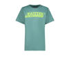 Raizzed T-shirt Hamilton met logo zacht zeegroen