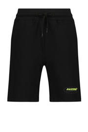 thumbnail: Zwarte jongens Raizzed regular fit sweatshort Rallingthon van katoen met elastische tailleband met koord en effen