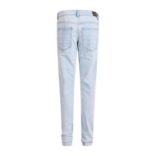 Shoeby skinny jeans light blue denim Blauw Jongens Stretchdenim 104