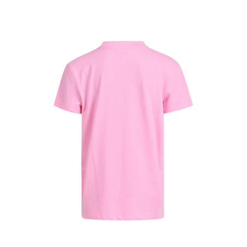 Shoeby T-shirt met printopdruk roze Meisjes Katoen Ronde hals Printopdruk 110 116
