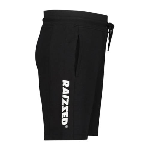 Raizzed sweatshort Djordy met logo zwart Korte broek Logo 164