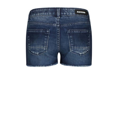 Raizzed denim short Louisiana dark blue stone Korte broek Blauw Meisjes Stretchdenim 128