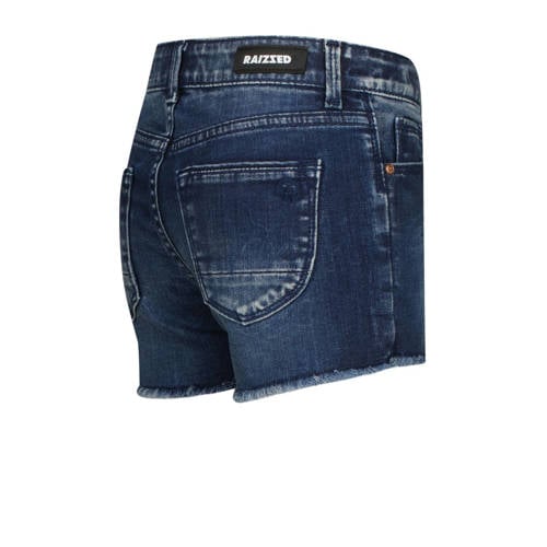 Raizzed denim short Louisiana dark blue stone Korte broek Blauw Meisjes Stretchdenim 128