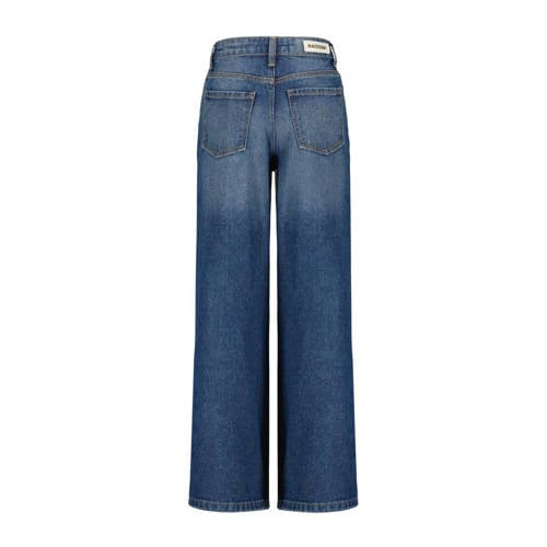Raizzed high waist loose fit jeans Miami mid blue stone Blauw Meisjes Stretchdenim 128