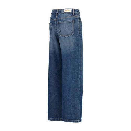 Raizzed high waist loose fit jeans Miami mid blue stone Blauw Meisjes Stretchdenim 128