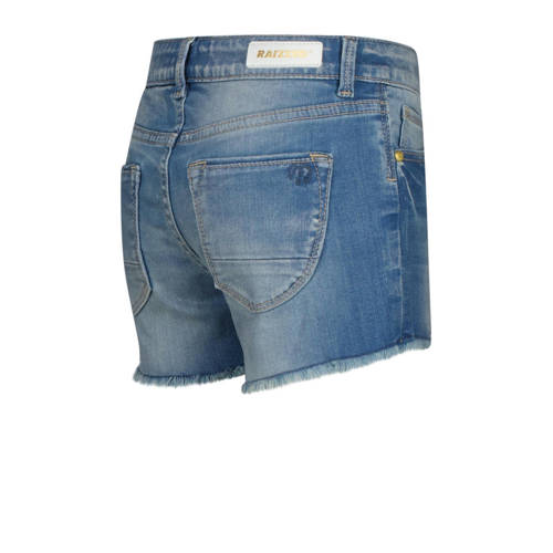 Raizzed denim short Louisiana mid blue stone Korte broek Blauw Meisjes Stretchdenim 176