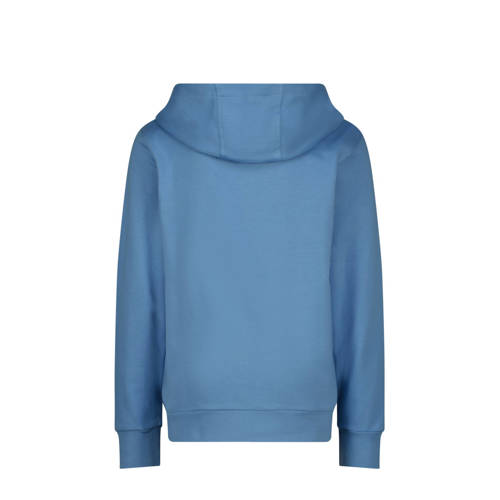 Raizzed hoodie Nander met logo zachtblauw Sweater Logo 128