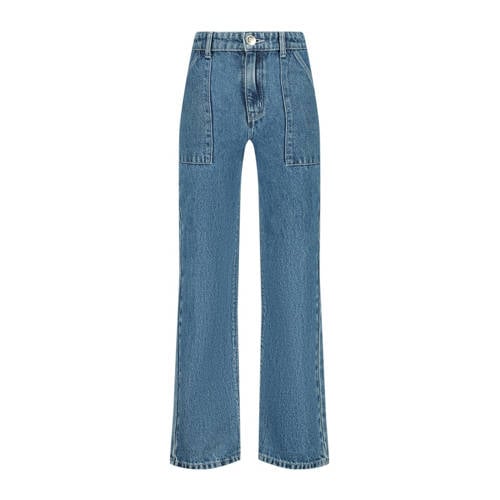 Raizzed wide leg jeans Mississippi Worker mid blue stone Blauw Meisjes Denim