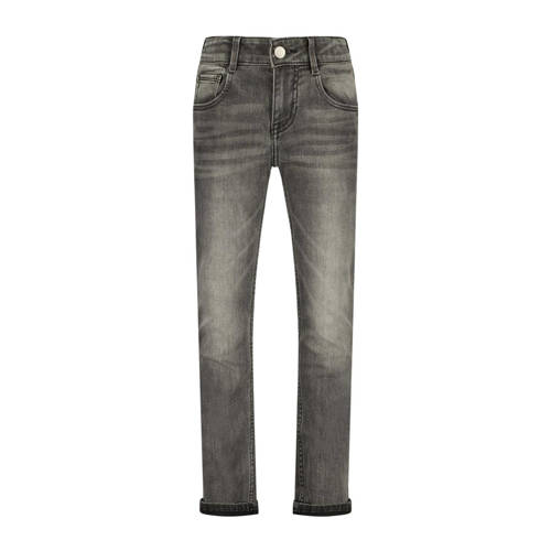 Raizzed straight fit jeans Berlin vintage grey Grijs Jongens Stretchdenim