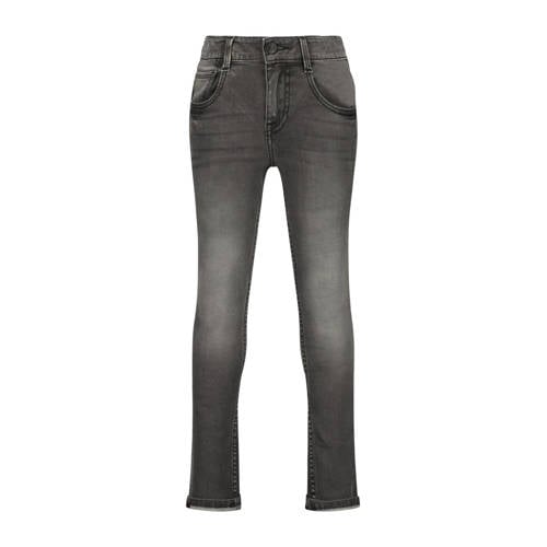 Raizzed skinny jeans Tokyo vintage grey Grijs Jongens Stretchdenim Effen