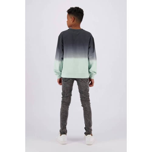 Raizzed dip-dye sweater Niran pistachegroen zwart Dip-dye 128
