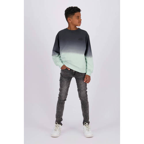 Raizzed dip-dye sweater Niran pistachegroen zwart Dip-dye 128