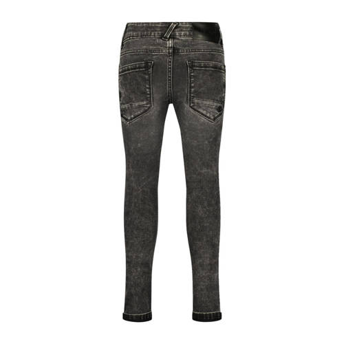 Raizzed skinny jeans Bangkok vintage grey Grijs Jongens Stretchdenim Effen 128