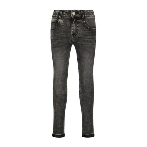 Raizzed skinny jeans Bangkok vintage grey Grijs Jongens Stretchdenim Effen