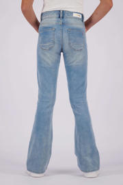 thumbnail: Raizzed flared jeans Melbourne Crafted met slijtage light blue stone