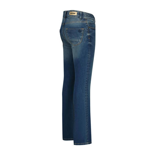 Raizzed flared jeans Melbourne dark blue stone Blauw Meisjes Stretchdenim 128