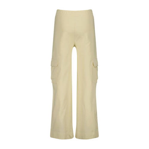 Raizzed wide leg cargobroek Lies beige Meisjes Stretchkatoen Effen 128